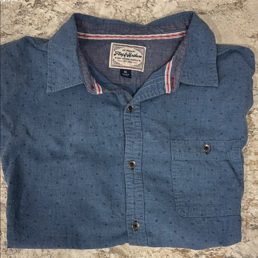 Faded Glory Men's Blue Shirt - Picture 1 of 9